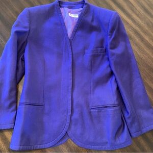 Giorgio Armani Collection Vintage Purple Jacket VGC Italian sizing 44 or 10